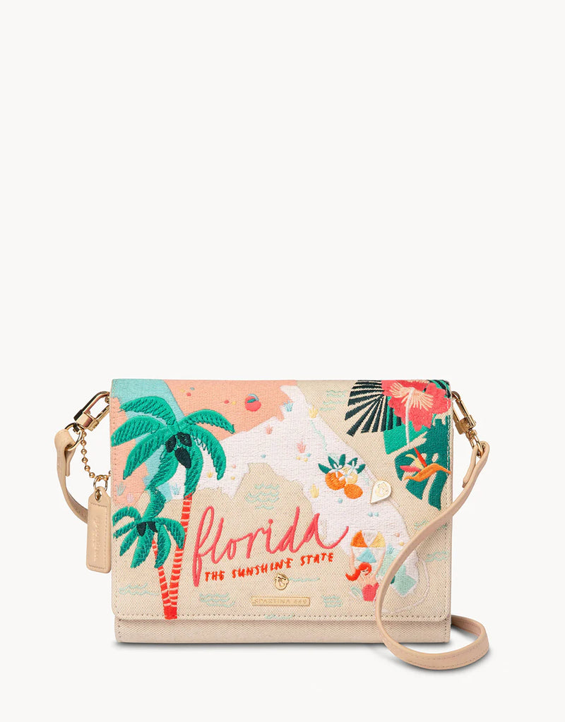 The "Florida Embroidered" Crossbody by Spartina 449