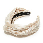 The "Greta Bisque Pearl" Headband by Lele Sadoughi