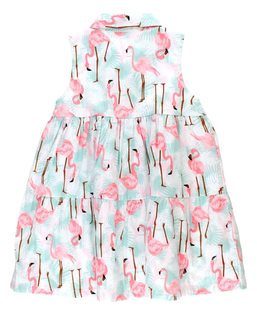 The "Tiered Flamingo" Dress by Ruffle Butts