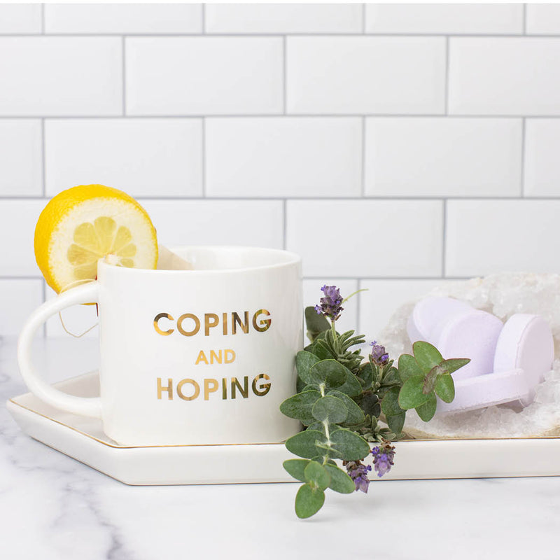 The "Coping and Hoping" Mug