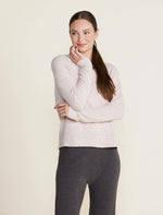 The "Cozy Chic Lite" Pointelle Pullover by Barefoot Dreams