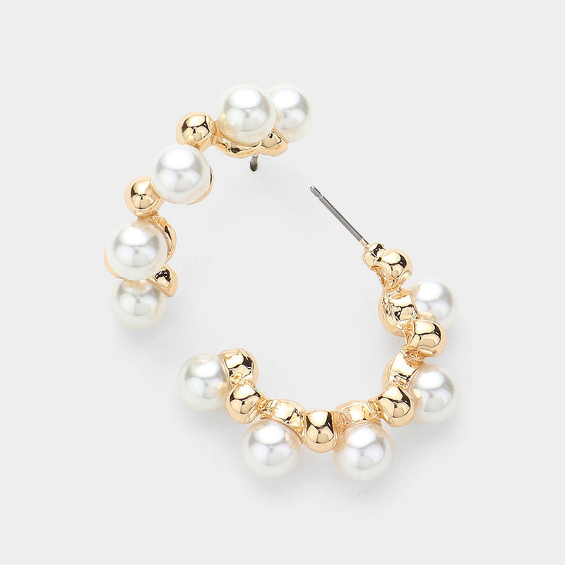 The "Golden Pearls" Earrings