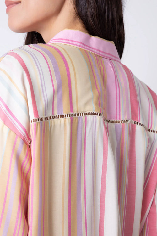 The "Staycation Stripe" Top by PJ Salvage