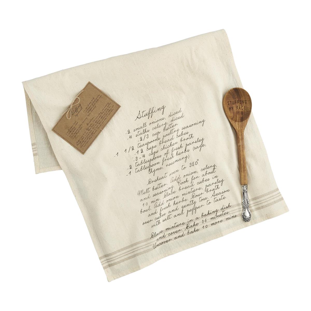 Tea Towel with Spoon Gift Set