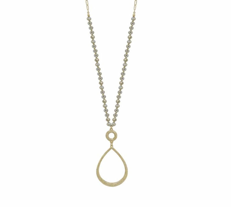 The "Teardrops Neutral" Necklace