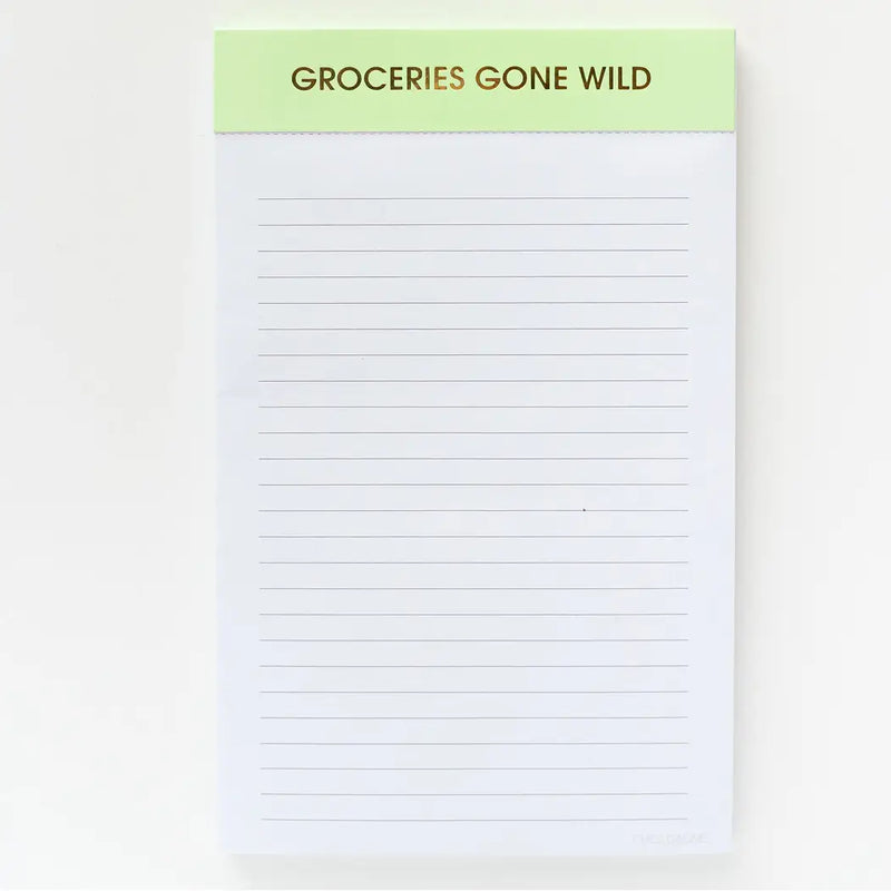 The "Groceries Gone Wild" Notepad