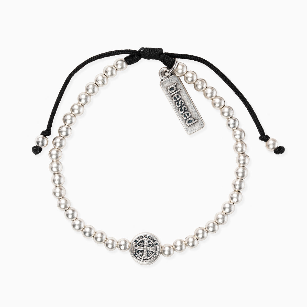 The Mantra of Love Benedictine Blessing Bracelet by My Saint My Hero The Pretty Pink Rooster Boutique