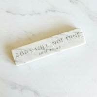 The "Quarter Block" Scripture Stone Art