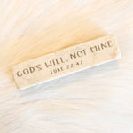 The "Quarter Block" Scripture Stone Art