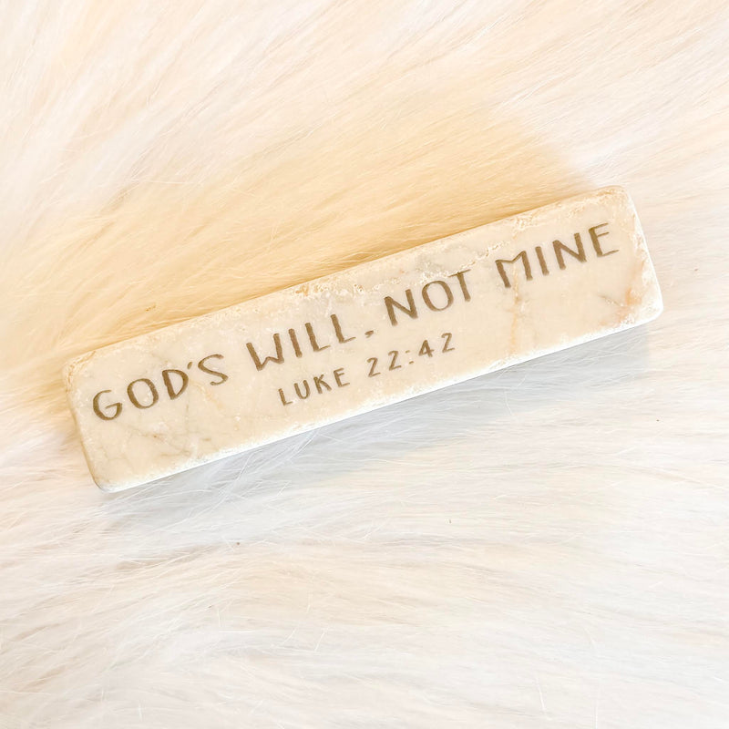 The "Quarter Block" Scripture Stone Art