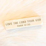 The "Quarter Block" Scripture Stone Art