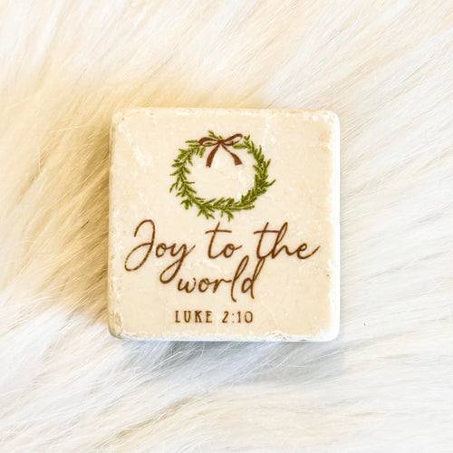 The "Christmas" Scripture Stone Art