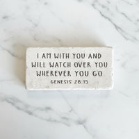 The "Half Block" Scripture Stone Art