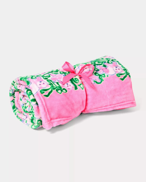 The “Panda n Bows” Paradise Blanket by Lilly Pulitzer