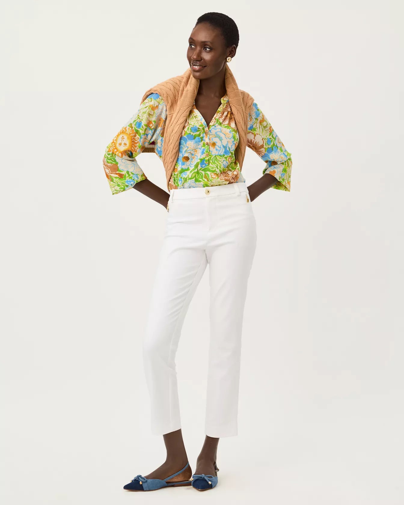 The "Sympeony" Elsa Top by Lilly Pulitzer