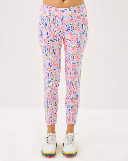 The "Summer Serenade" UPF 50+ Luxletic 28" Corso Pant by Lilly Pulitzer