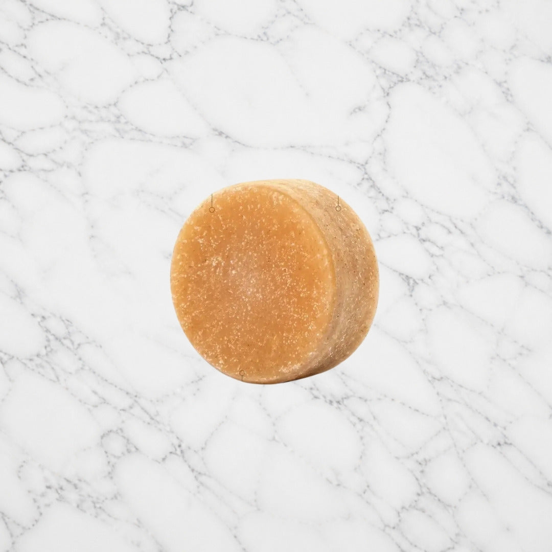 Kitsch Sugar Body Scrub Bar on white marble