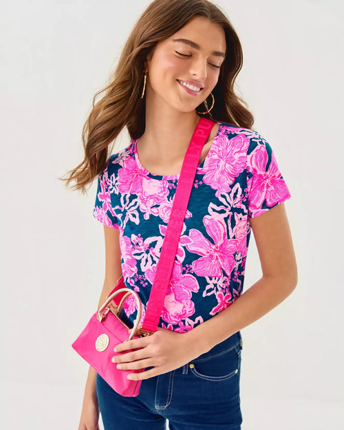 The "Once and Floral" Etta Scoop Neck Tee by Lilly Pulitzer
