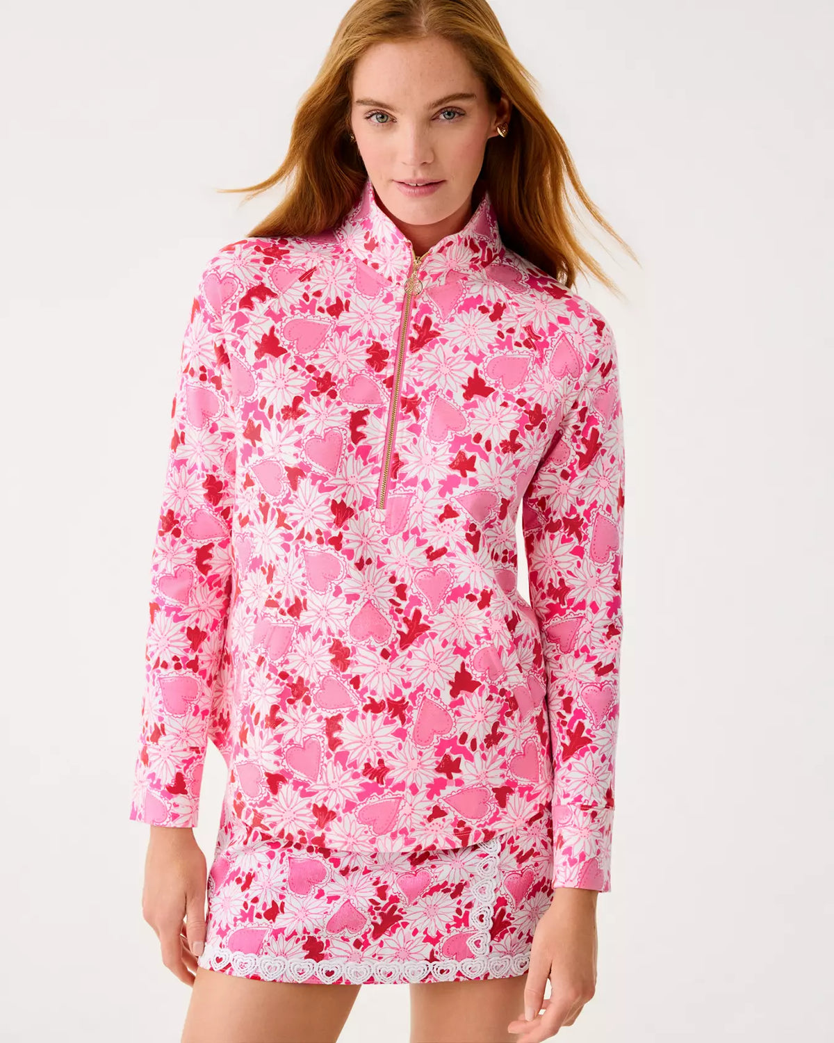 The "Dear Heart" UPF 50+ Skipper Popover by Lilly Pulitzer