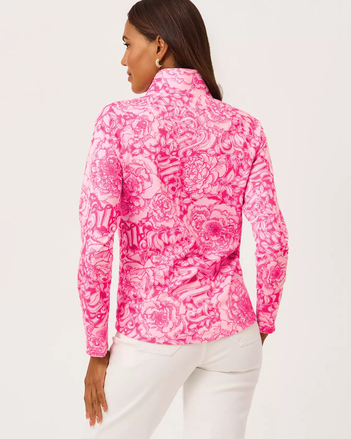 The "A Rose by Any Other Name" UPF 50+ Skipper Popover by Lilly Pulitzer