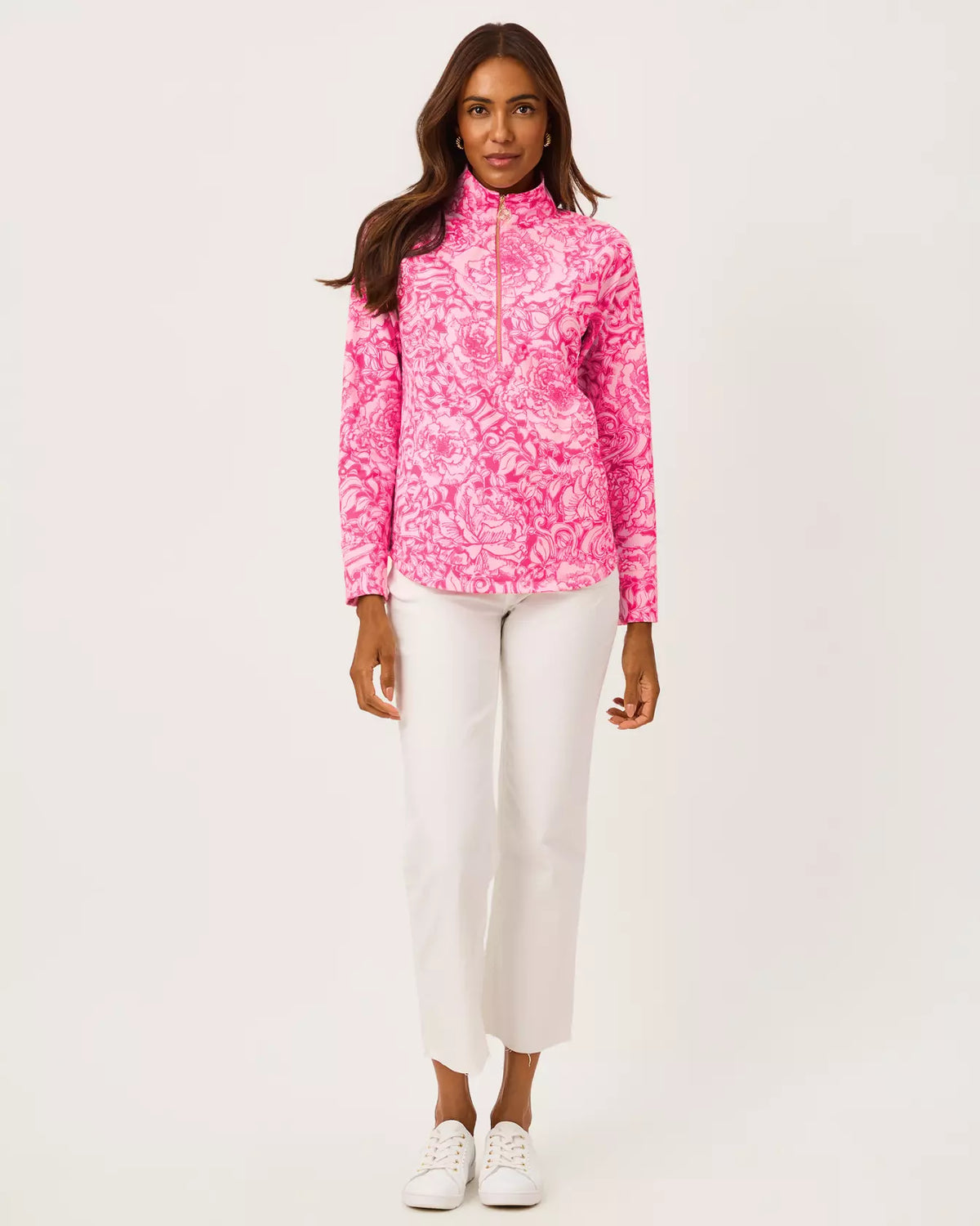 The "A Rose by Any Other Name" UPF 50+ Skipper Popover by Lilly Pulitzer