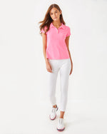 The "Resort White" UPF 50+ Luxletic 28" Corso Pant by Lilly Pulitzer