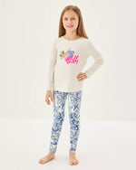 The "Unforgettable" UPF 50+ Luxletic Girls Mini Weekender Legging by Lilly Pulitzer