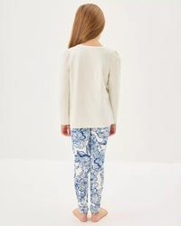 The "Unforgettable" UPF 50+ Luxletic Girls Mini Weekender Legging by Lilly Pulitzer