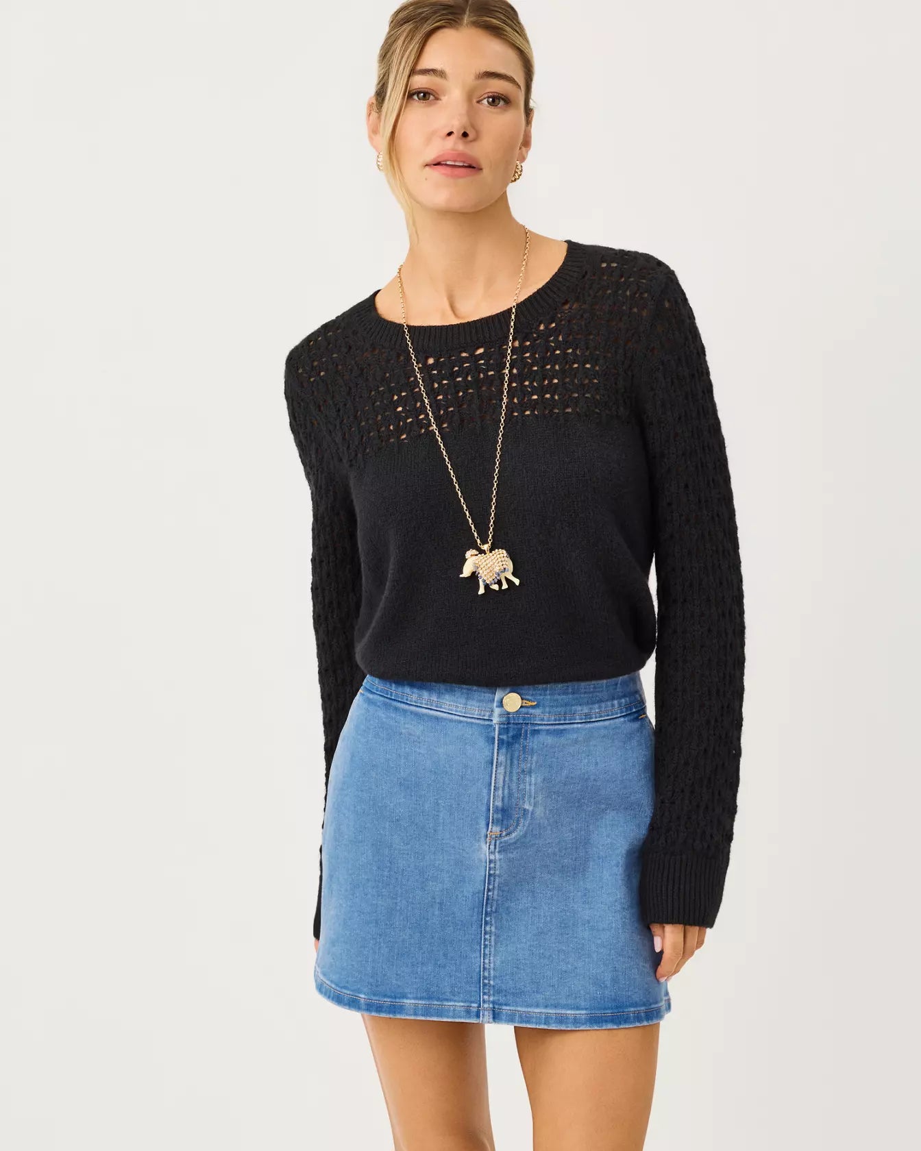 The "Noir" Daisa Sweater by Lilly Pulitzer