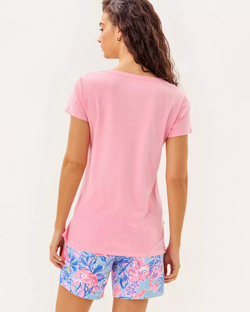 The "Conch Shell Pink" Meredith Tee by Lilly Pulitzer