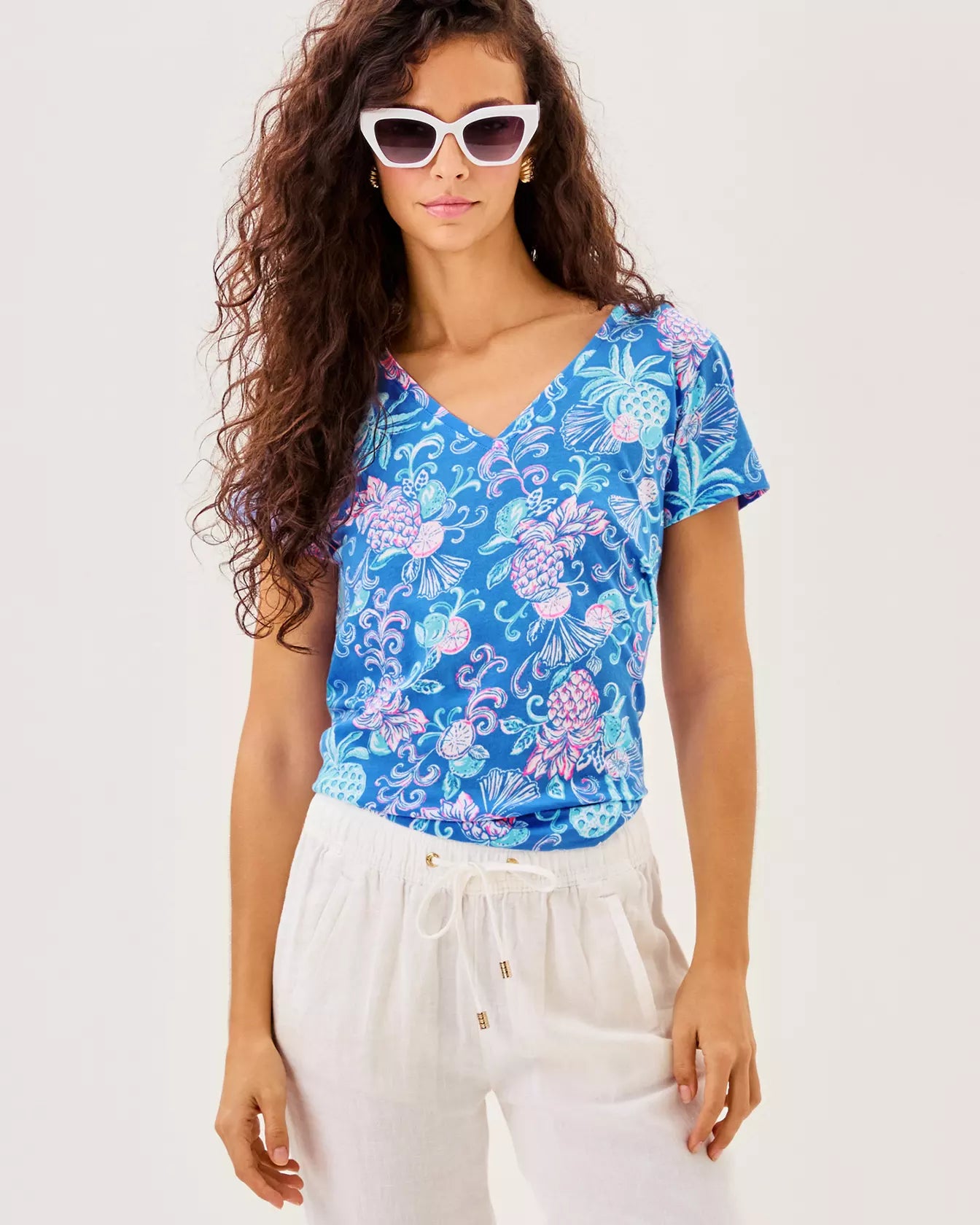 The "Citrus Crush" Meredith Tee by Lilly Pulitzer