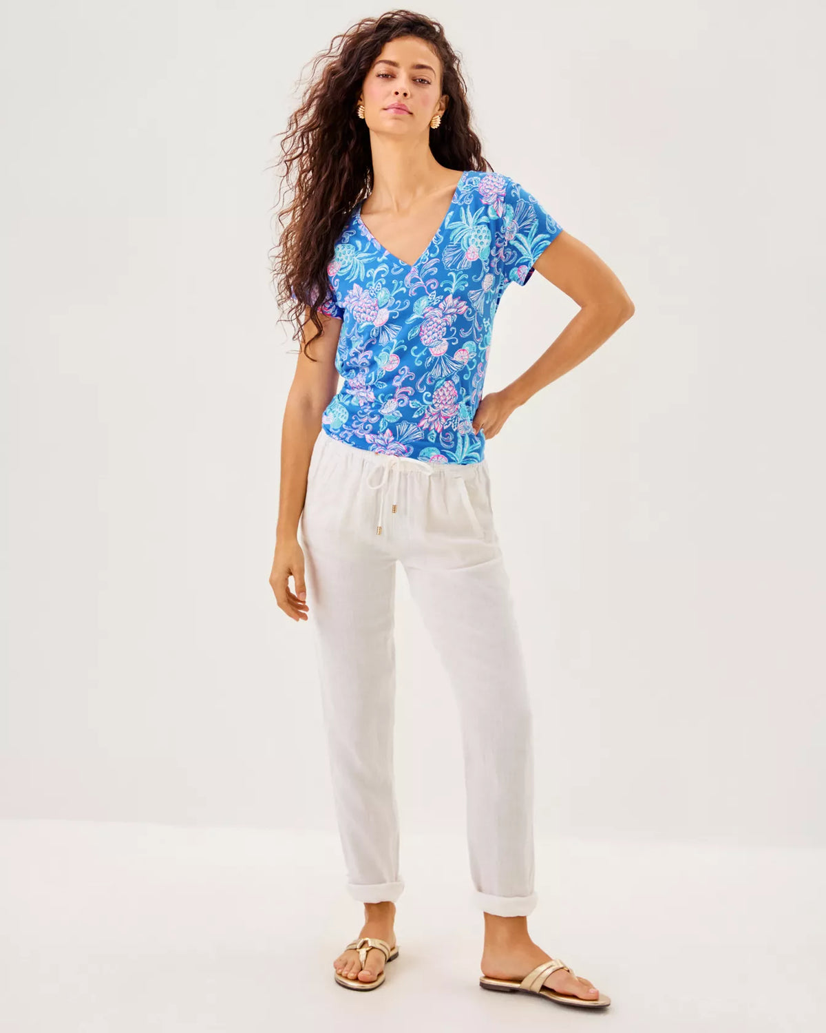 The "Citrus Crush" Meredith Tee by Lilly Pulitzer