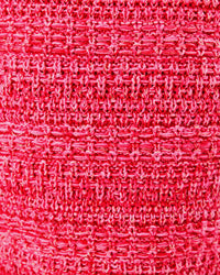 The "Cherry Red Metallic Marl" Girls Lolo Sweater Dress by Lilly Pulitzer