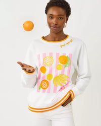 The "Fresh Squeezed" Ballad Sweatshirt by Lilly Pulitzer