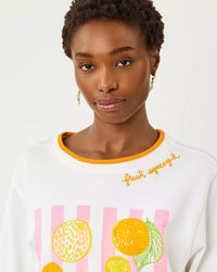 The "Fresh Squeezed" Ballad Sweatshirt by Lilly Pulitzer
