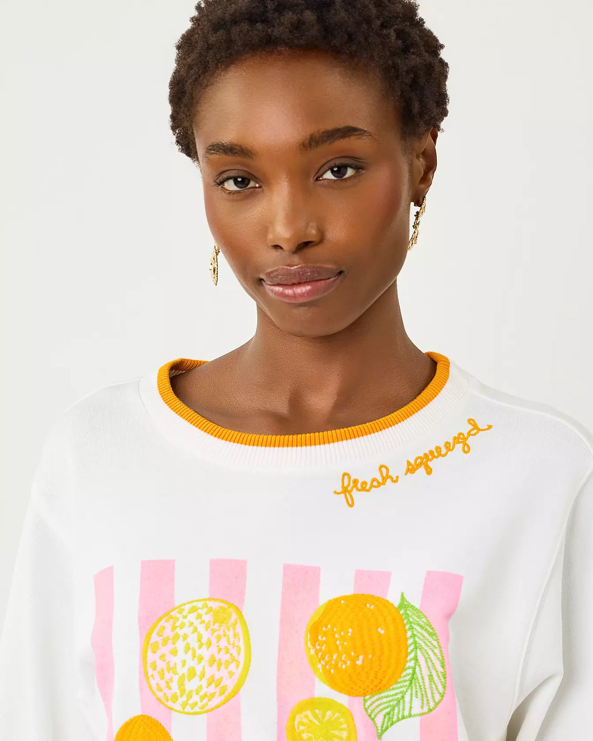 The "Fresh Squeezed" Ballad Sweatshirt by Lilly Pulitzer