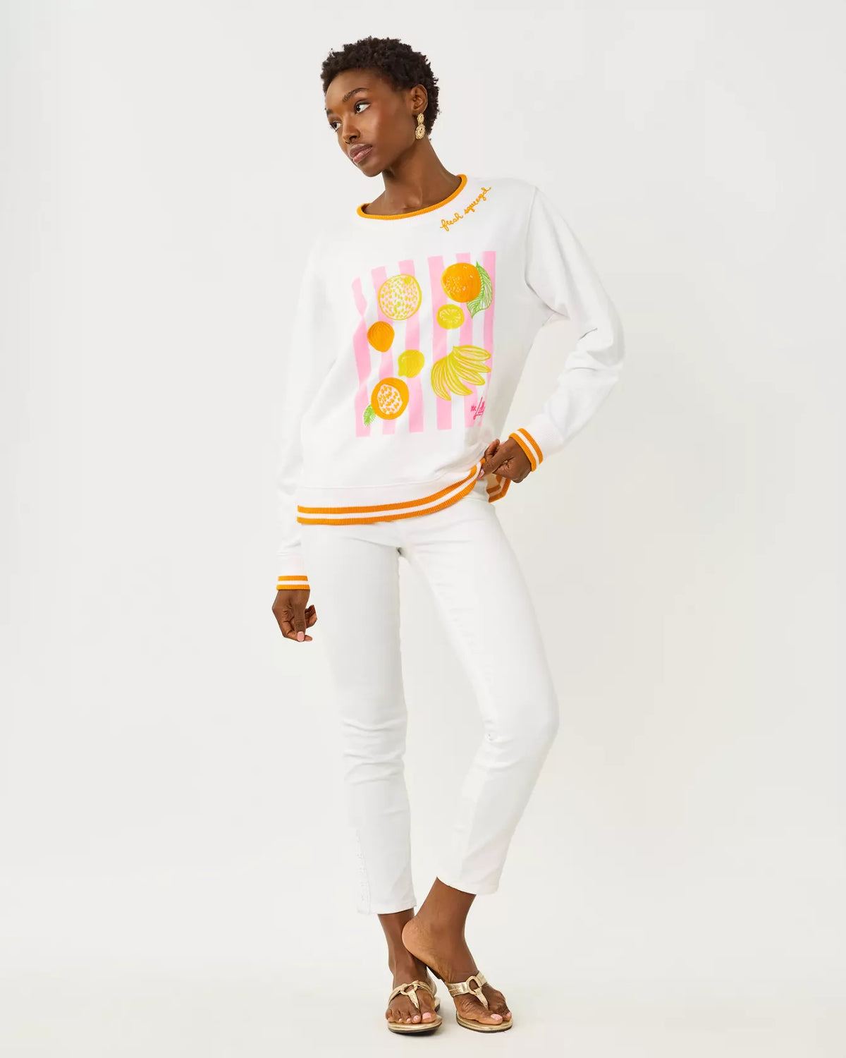 The "Fresh Squeezed" Ballad Sweatshirt by Lilly Pulitzer