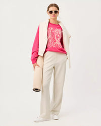 The "Pink Aster Safari" Ballad Sweatshirt by Lilly Pulitzer