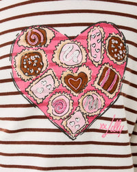 The "Box of Chocolates" Ballad Long Sleeve Top by Lilly Pulitzer