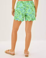 The "Catchin Rays" 5" Buttercup Mid Rise Shorts by Lilly Pulitzer