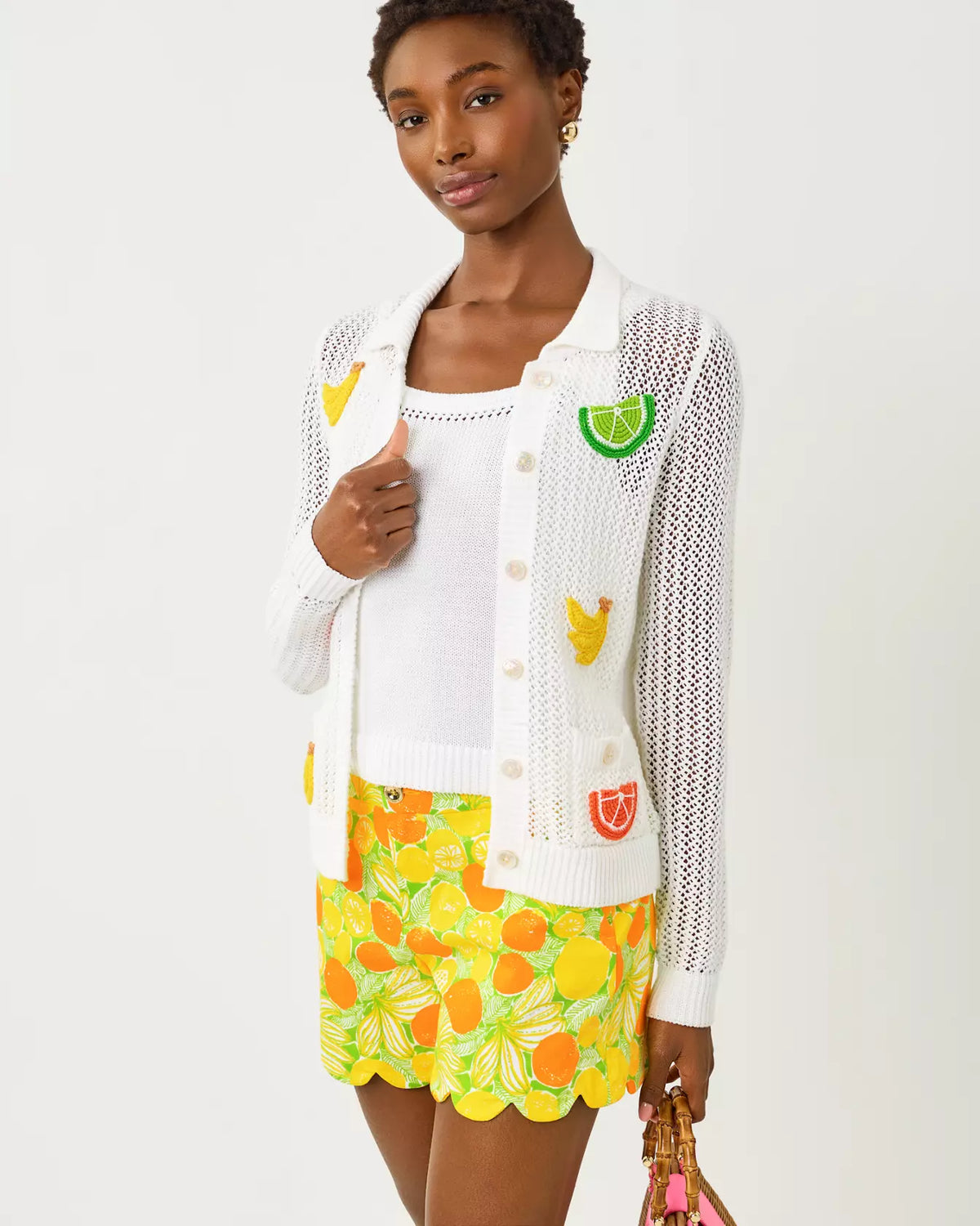 The "Zesty" 5" Buttercup Mid Rise Short by Lilly Pulitzer