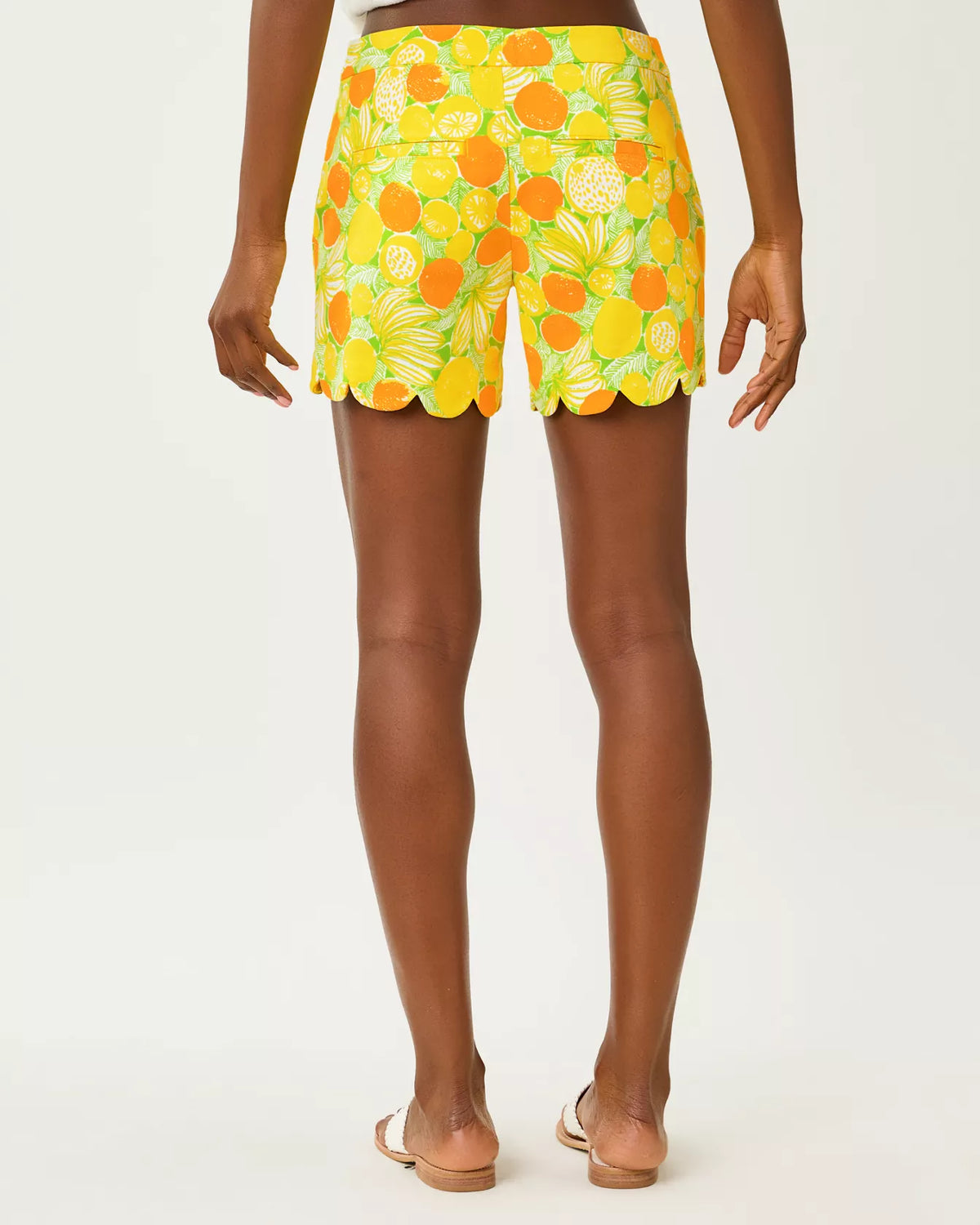 The "Zesty" 5" Buttercup Mid Rise Short by Lilly Pulitzer