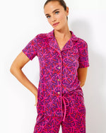 The "Passion Fruit Pink Star Searching" PJs by Lilly Pulitzer