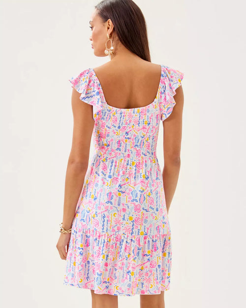The "Summer Serenade" Jilly Smocked Dress by Lilly Pulitzer