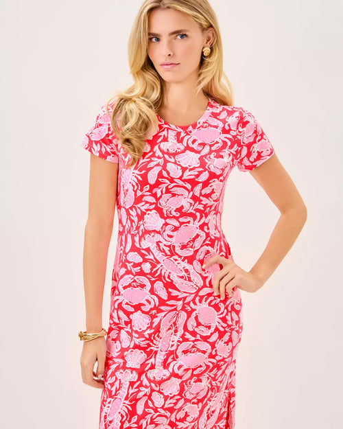 The "Crab Collab" UPF 50+ Kaden ChillyLilly Maxi Dress by Lilly Pulitzer