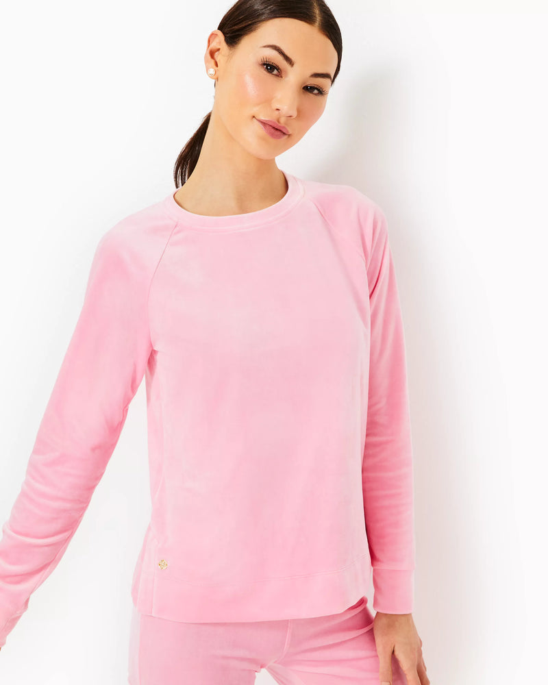 The "Ciana" Velour Top by Lilly Pulitzer