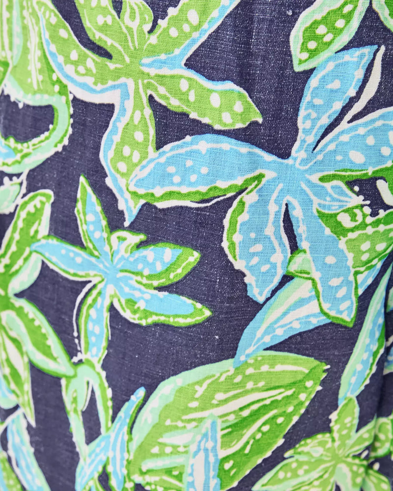 The "Tropical Tango" 5" Croix Linen Short by Lilly Pulitzer