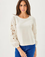 The "Coconut" Isley Knit Top by Lilly Pulitzer