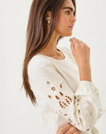 The "Coconut" Isley Knit Top by Lilly Pulitzer