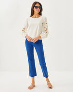 The "Coconut" Isley Knit Top by Lilly Pulitzer